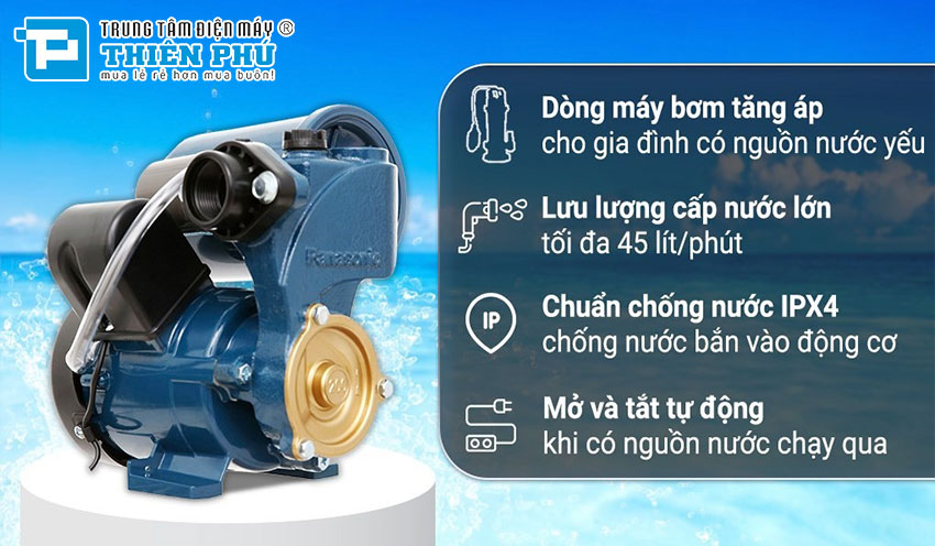 Máy Bơm Nước Tăng Áp Panasonic A-200JAK