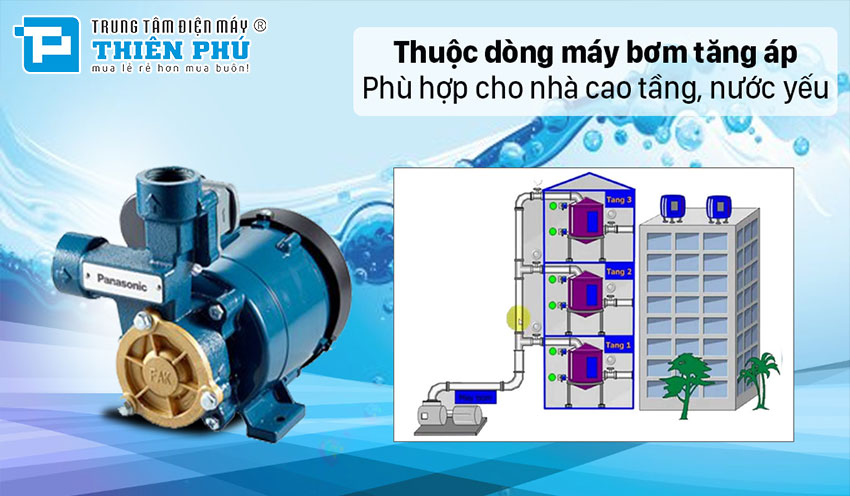 Máy Bơm Nước Tăng Áp Panasonic GA-125FAK