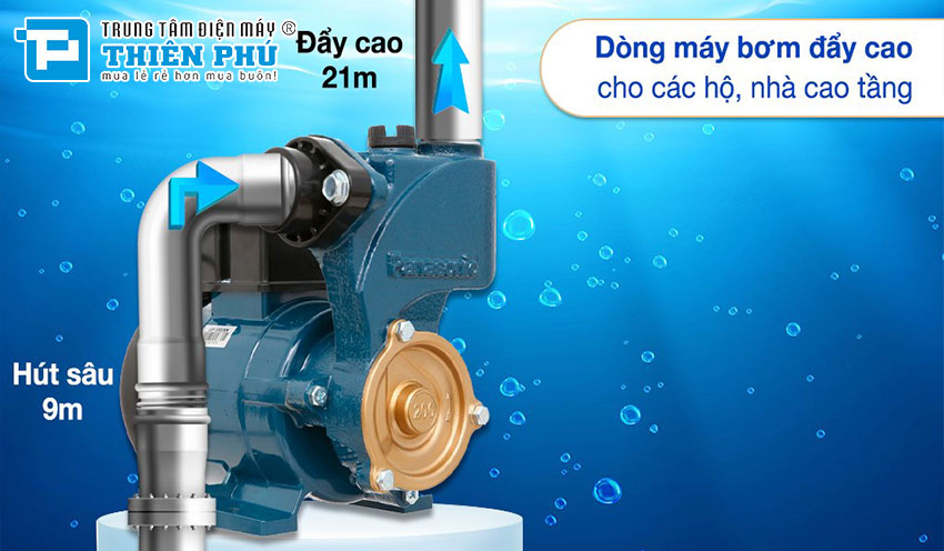 Máy Bơm Nước Đẩy Cao Panasonic GP-200JXK