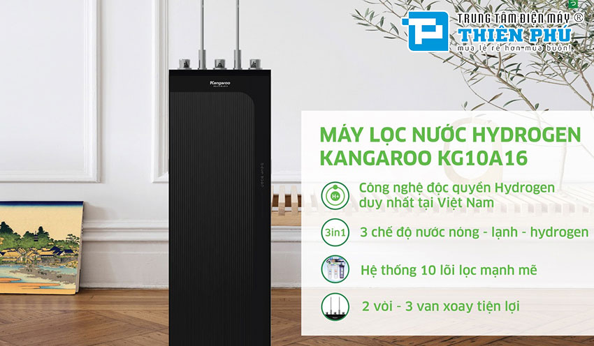 Máy Lọc Nước Kangaroo Nóng Lạnh KG10A16 - 10 Lõi