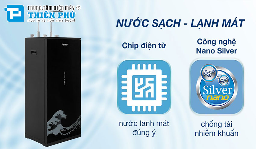 Máy Lọc Nước Kangaroo Hydrogen Nóng Lạnh KG10AP2 - 10 Lõi