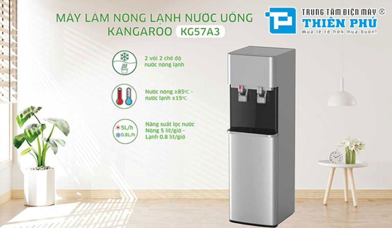 Cây nước nóng lạnh Kangaroo KG57A3 mang lại nhiều tiện ích cho bạn và cả gia đình