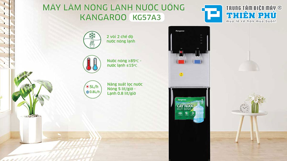 Cây Nước Nóng Lạnh Kangaroo KG57A3