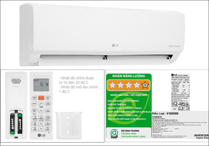 TOP 4 điều hòa LG được nhiều người tiêu dùng ưa chuộng