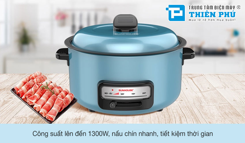 Nồi Lẩu Điện Sunhouse SHD4527 3.5 Lít