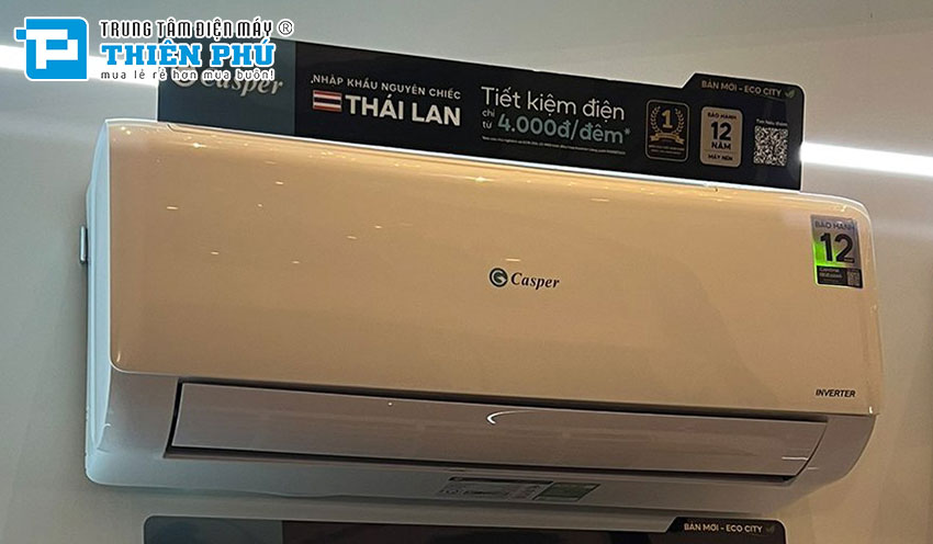 Chưa đến 5 triệu mua ngay điều hòa Casper inverter TC-09IS36