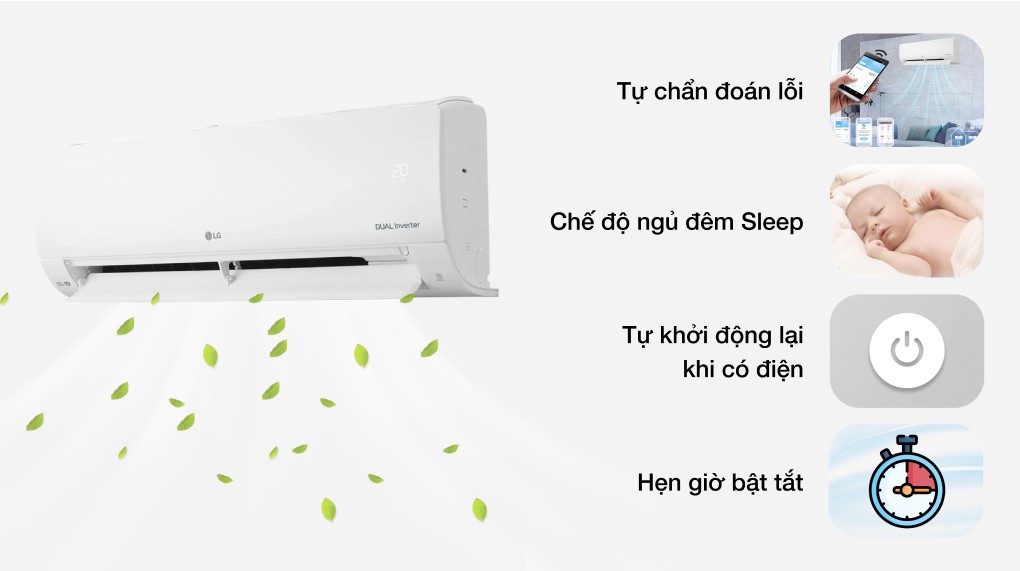 Điều hòa LG B18END1 thiết kế đẹp mắt cùng nhiều công nghệ vượt bậc