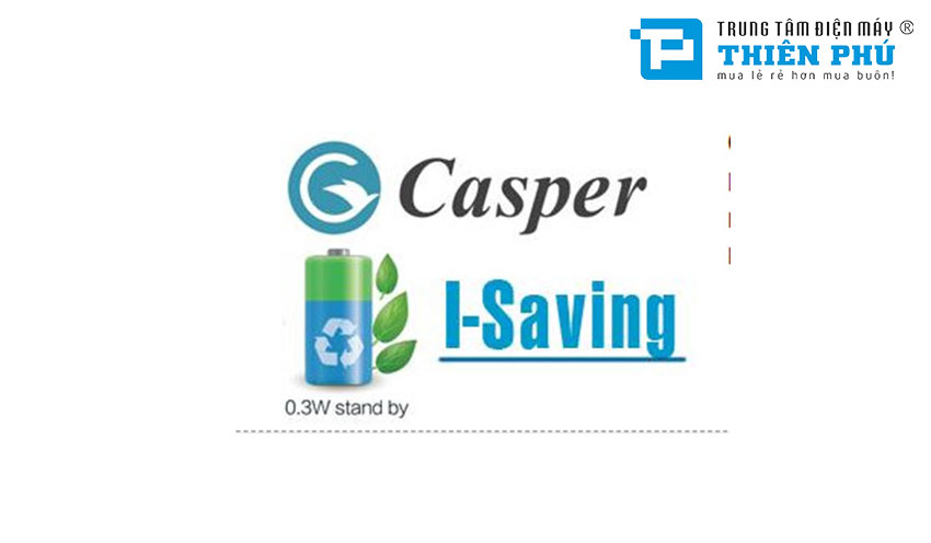 3 điều tiết kiệm đáng chú ý khi sắm điều hòa Casper 1 chiều 24000btu TC-24IS36