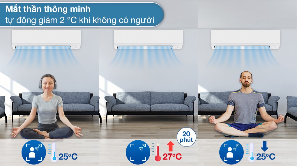 10 công nghệ tính năng đáng chú ý trên điều hòa Daikin 9000btu 2 chiều FTHF25XVMV