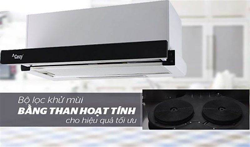 Máy hút mùi than hoạt tính Canzy CZ-700GH khử mùi triệt để