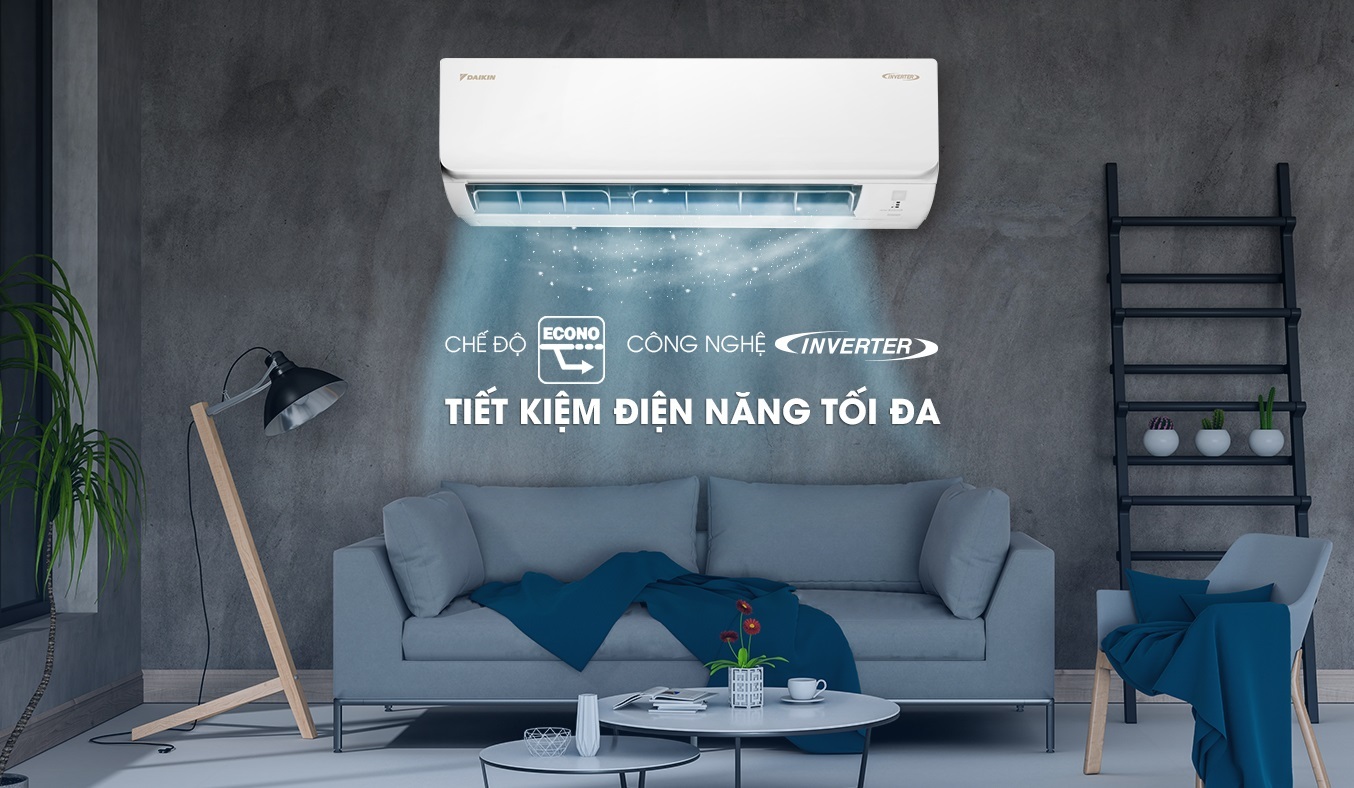 10 công nghệ tính năng đáng chú ý trên điều hòa Daikin 9000btu 2 chiều FTHF25XVMV