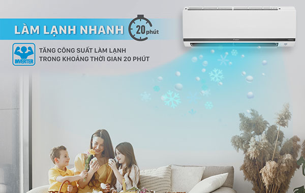 3 chiếc điều hòa Daikin inverter được lựa chọn nhiều nhất hiện nay