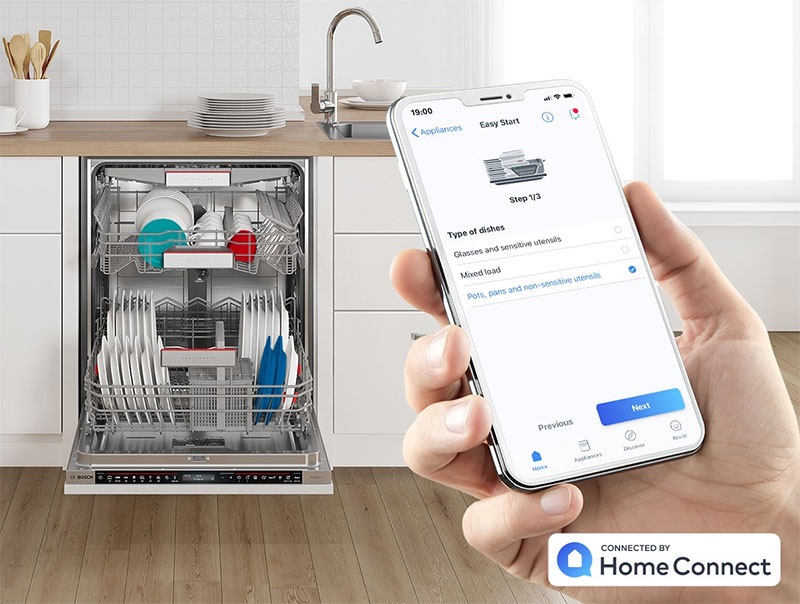 máy rửa bát Bosch SMU6ECS57E kết nối wifi