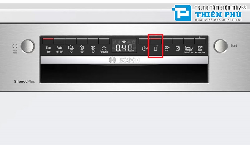 Ký hiệu Remote Control trên máy rửa bát Bosch âm tủ