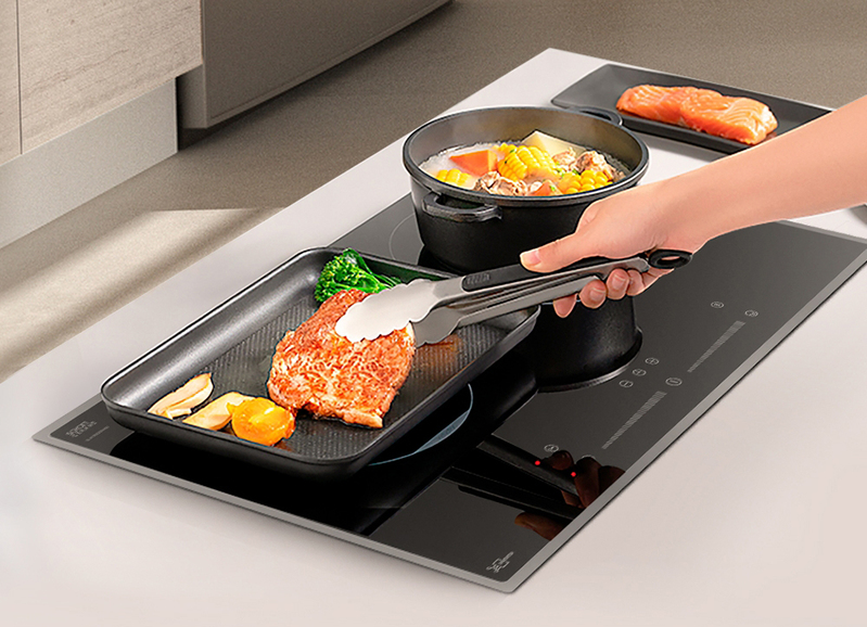 Chất lượng món ăn khi sử dụng tính năng cảm biến chiên xào trên Bosch PXE675DC1E