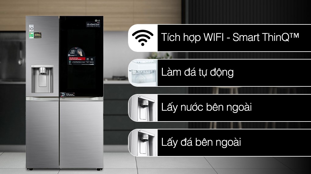 Tủ lạnh LG GR-X257JS có những tính năng gì nổi bật?