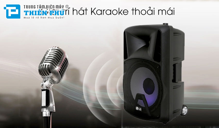 Cách chỉnh âm thanh loa kéo LG để hát karaoke hay nhất trong vài nốt nhạc