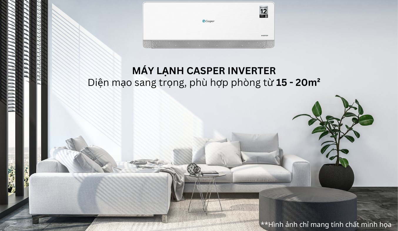 Review toàn diện về điều hòa Casper 12000btu QC-12IS36