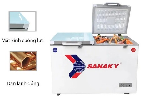 Top 3 chiếc tủ đông Sanaky 2 cánh giá chỉ từ 6 triệu đáng sắm nhất 2024