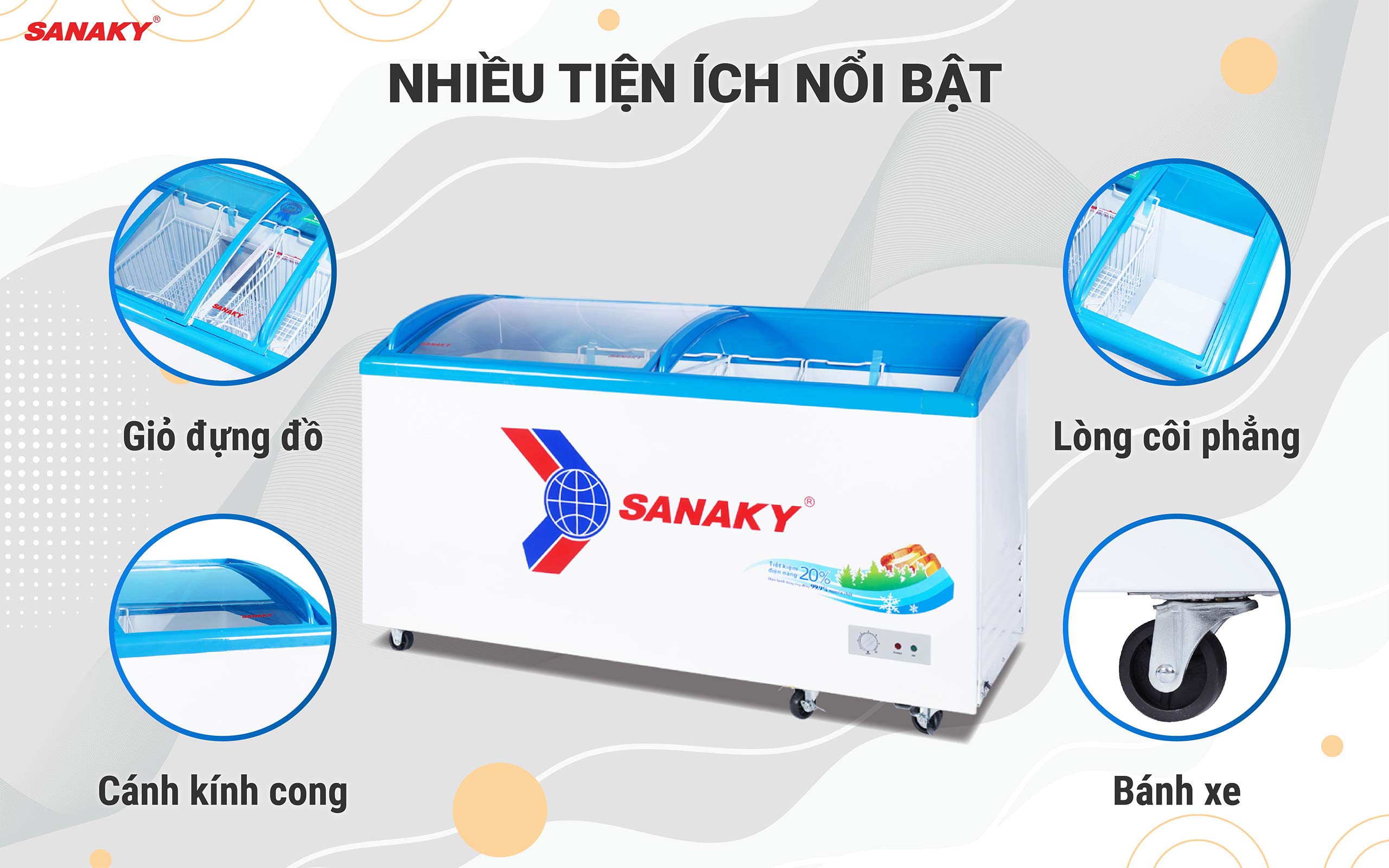 Top 3 mẫu tủ đông Sanaky bán chạy nhất tháng 3/2024