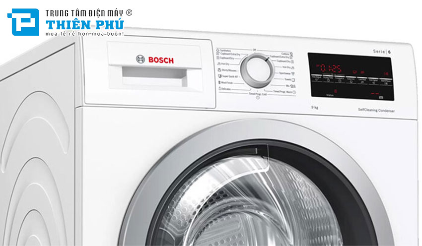 Gợi ý 3 mẫu máy sấy quần áo Bosch 9kg tốt nhất dành cho gia đình từ 3 - 5 người