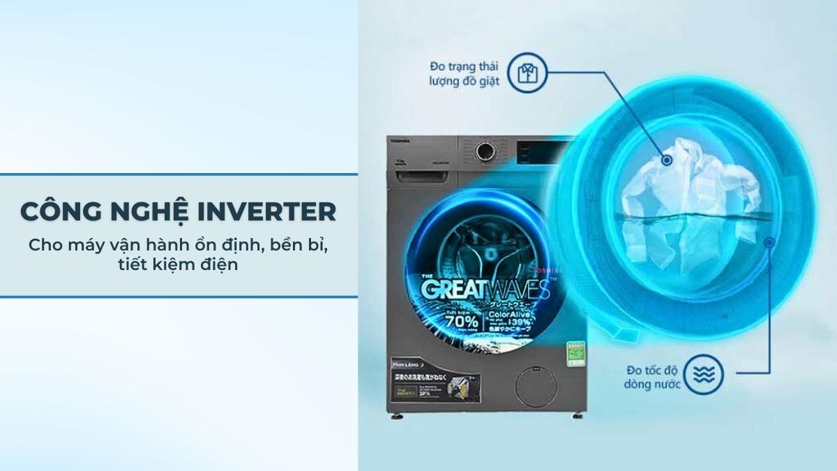 Phân tích các chức năng giặt trên máy giặt Toshiba inverter TW-BK95S3V(SK)