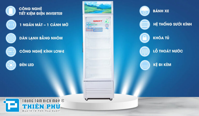 Có nên mua tủ mát Sanaky Inverter 290 lít 1 cánh VH-358K3L hay Không?