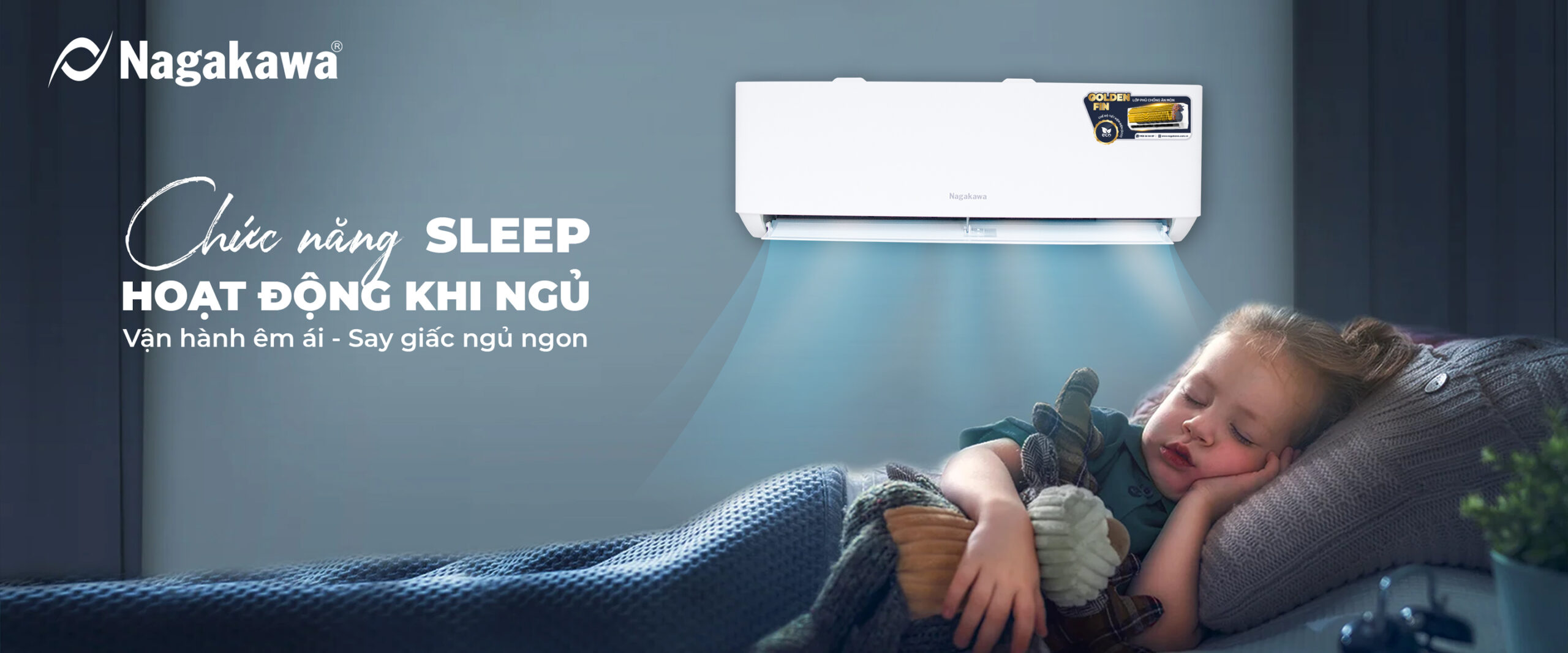 Điều Hòa Nagakawa 12000Btu 1 Chiều NS-C12R2T30 giải pháp trong những ngày nè nóng nực.