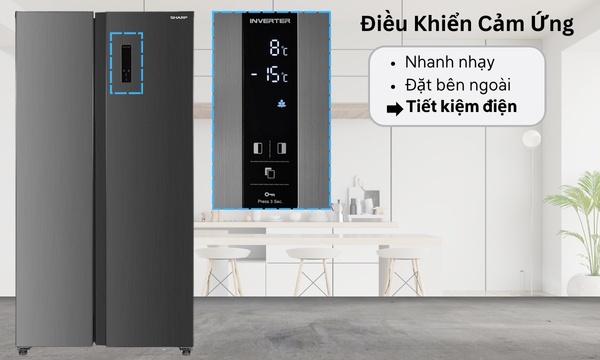 4 lý do khiến tủ lạnh Sharp SJ-SBX530V-DS thu hút người tiêu dùng