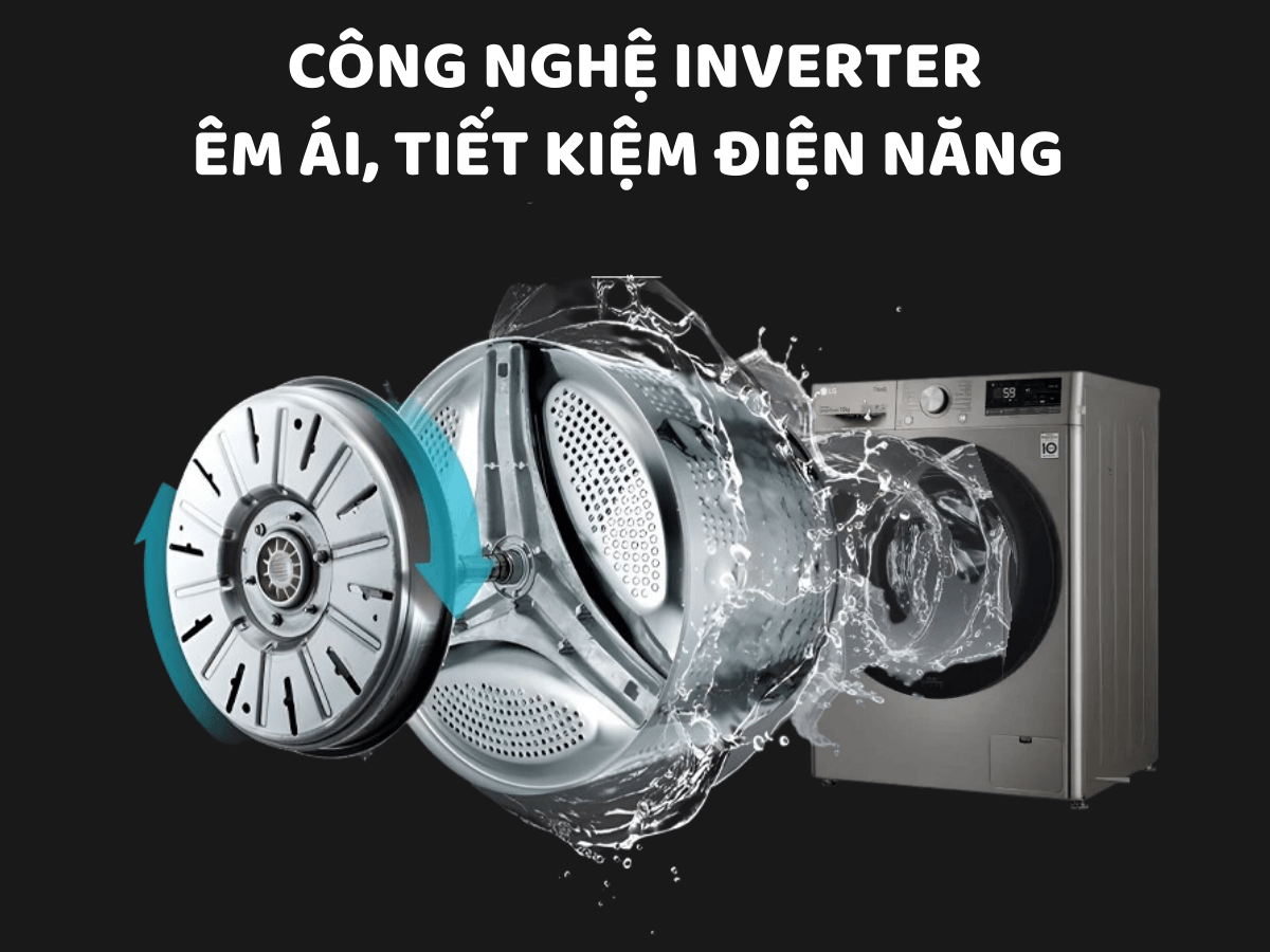 máy giặt LG inverter FV1412H3BA