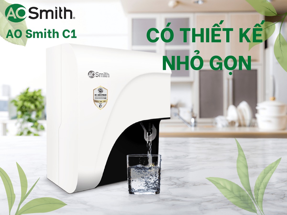 Máy lọc nước 4 lõi AO Smith C1