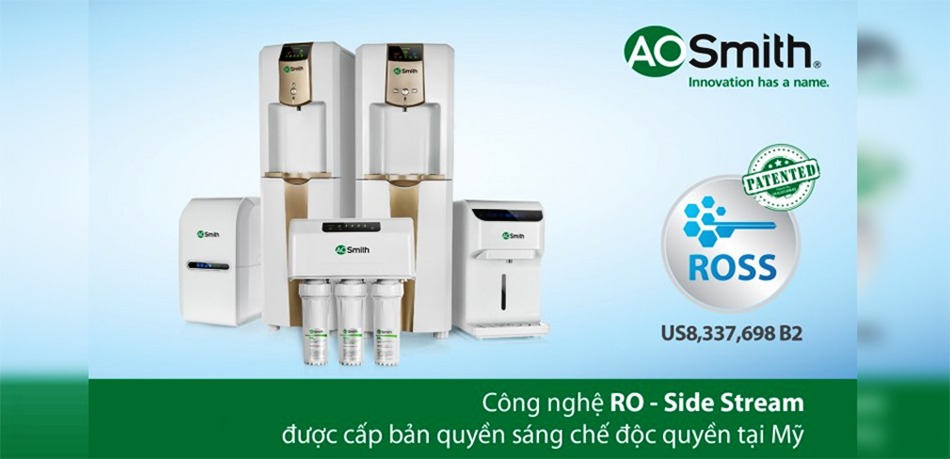 Máy lọc nước AO Smith S600 đến từ thương hiệu uy tín lâu đời