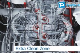 Khác biệt giữa chế độ Intensive Zone và Extra Clean Zone trên máy rửa bát Bosch