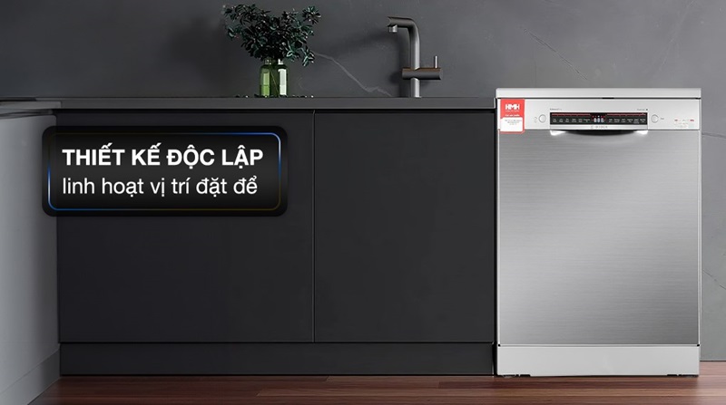 máy rửa bát Bosch SMS4IVI01P nâng cấp không gian bếp