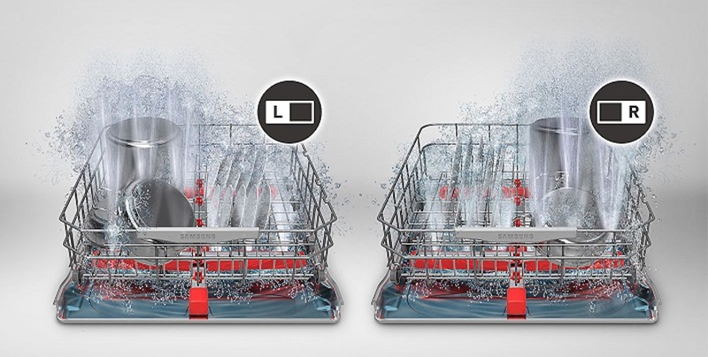 Chế độ Intensive Zone của máy rửa bát Bosch âm tủ