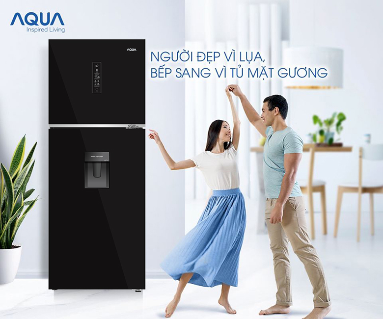 Tủ lạnh Aqua AQR-T369FA(WGB) - Sản phẩm tốt đáng để mua 