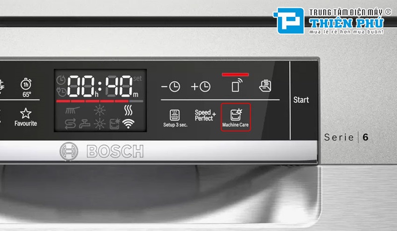 Nhớ làm sạch bộ lọc và tay phun máy rửa bát Bosch SMS6ECI93E