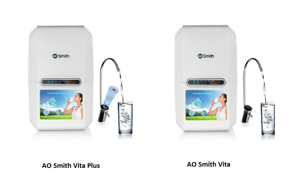 Máy lọc nước AO Smith Vita và Vita Plus có gì giống nhau?