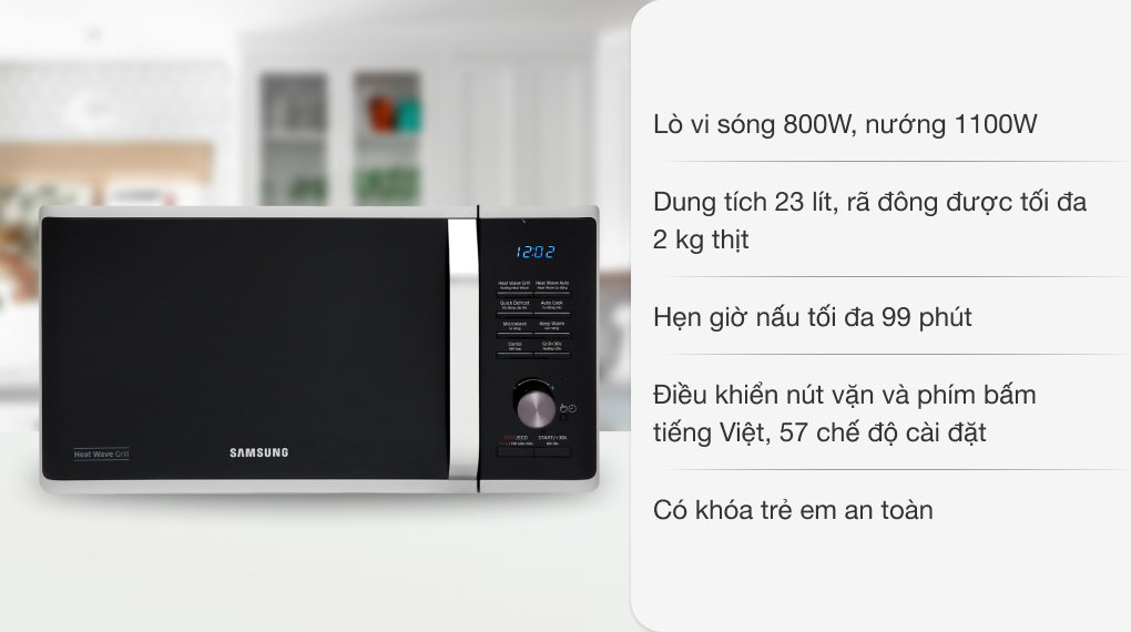 Top 5 lò vi sóng Samsung chính hãng bán chạy chỉ từ 1 - 3 triệu đồng