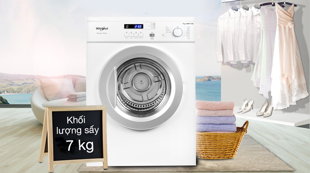 So sánh ưu nhược điểm của máy sấy quần áo Whirlpool AWD712S2 và FFT CM118XB EE