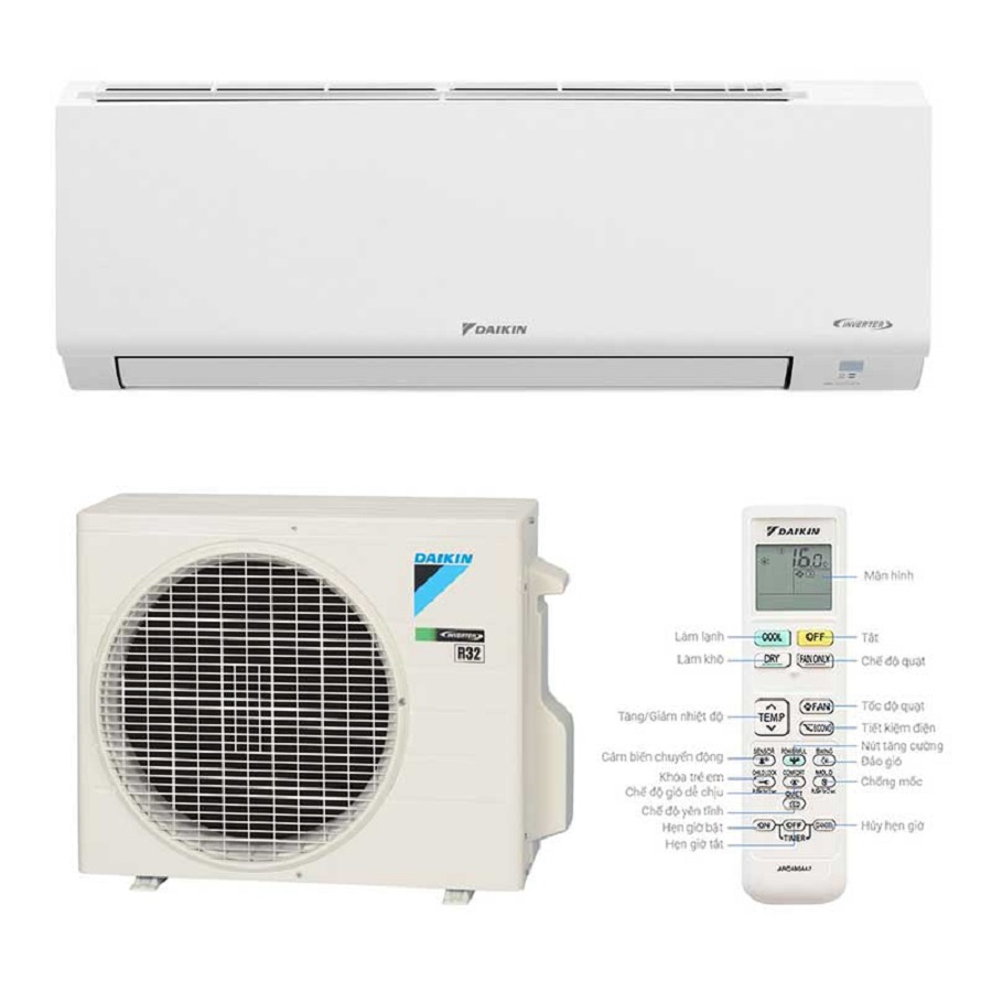 Điều hòa Daikin 12000btu FTKB35YVMV có đáng đầu tư cho gia đình nhỏ