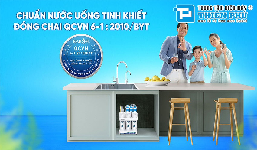 Máy Lọc nước Karofi KAQ-U03 Pro 10 Lõi