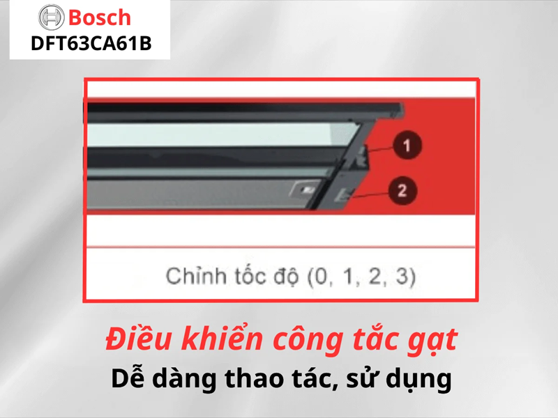 Dùng công suất phù hợp cho Bosch DFT93CA61B