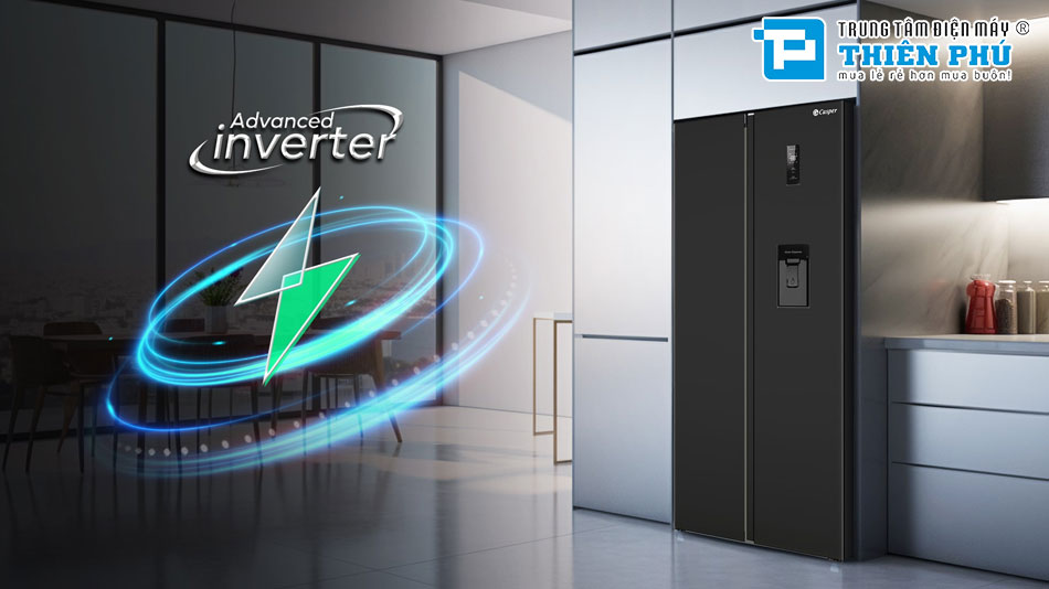 Tủ Lạnh Casper Inverter Side By Side 458 lít RS-460PBW