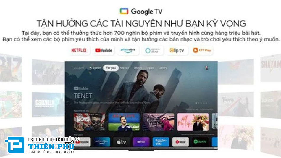 Google Tivi Coocaa 55 Inch 4K UHD 55V6