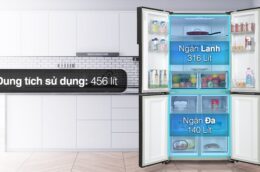 Điểm nổi bật có trong tủ lạnh Aqua AQR-M525XA(FB) bạn cần biết