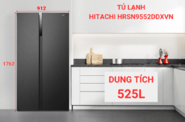 Điểm đáng chú ý có ở tủ lạnh Hitachi HRSN9552DDXVN bạn nên biết