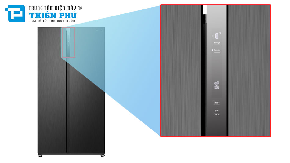 Tủ Lạnh Hitachi Inverter Side by Side 525 Lít HRSN9552DDXVN