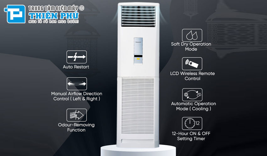 Điều hòa cây Panasonic 28000btu CS-C28FFH/CU-C28FFH - Lựa chọn đáp ứng mọi công trình