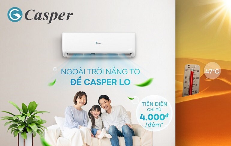 Điều hòa Casper GH-18IS35 thiết kế 2 chiều có gì đặc biệt